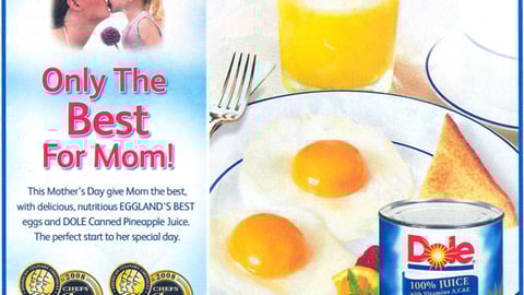 Dole, Eggland's Best Co-Op FSI