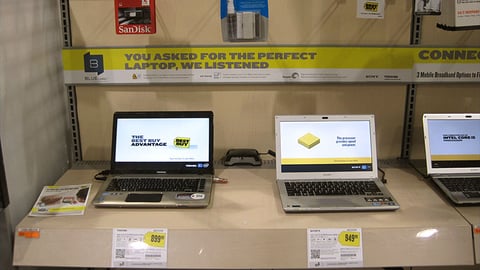 Best Buy Blue Label Merchandising