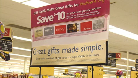 Dominick's Mother's Day Gift Card Incentive Frame Topper