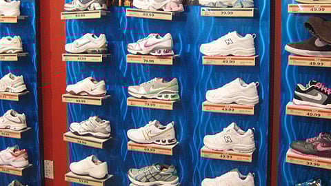 Dick's Sporting Goods Footwear Slatwall