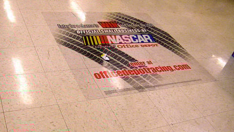 Office Depot 'Official Small Business' Floor Cling