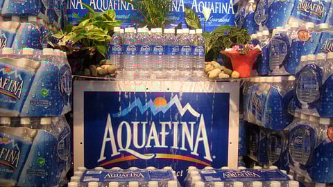 Aquafina Waterfall Display