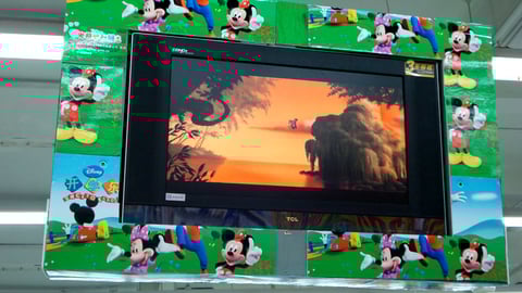 Carrefour Disney TV Screen