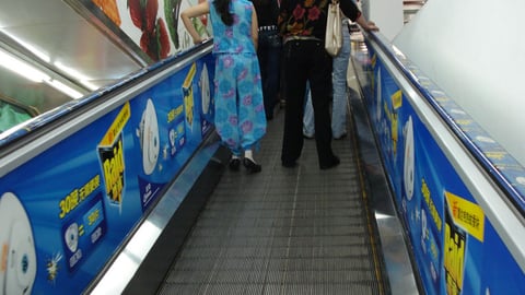 Carrefour Raid Travelator Panels