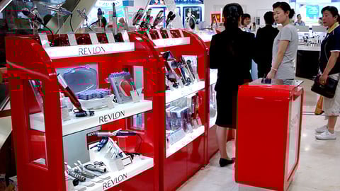 Revlon Department Store Gondola 