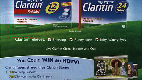 Claritin 'Stories' FSI
