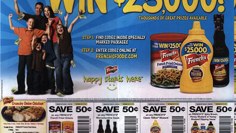 French's 'Win $25,000' FSI