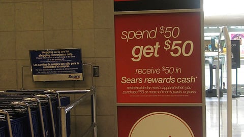 Sears Promotional Stanchion