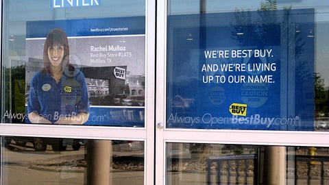Best Buy 'True Stories' Door Cling