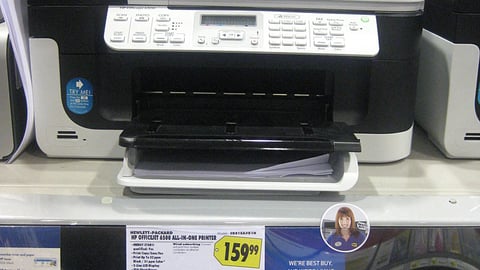 Best Buy 'True Stories' Shelf Sign