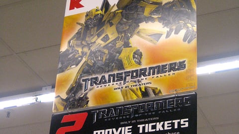 Kmart 'Transformers' Incentive Ceiling Banner