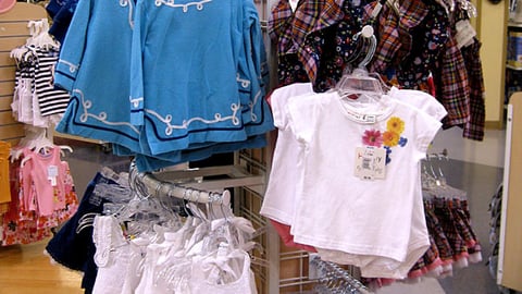Babies "R" Us Hooray by Cynthia Rowley Apparel Rack