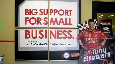 Office Depot 'Big Support For Small Business' Sign