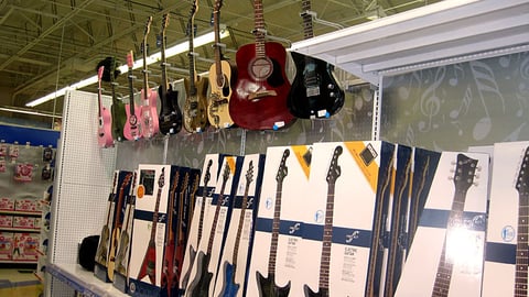 Toys "R" Us First Act Guitar Merchandising