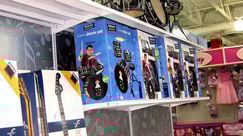 Toys "R" Us First Act Drums Merchandising