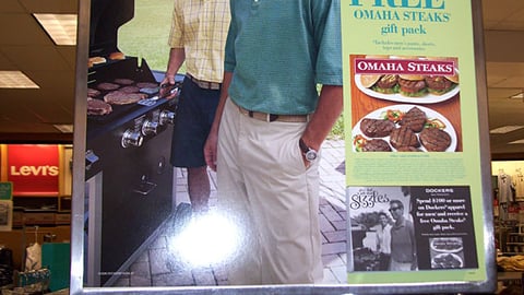 Dockers Kohl's Father's Day Incentive Sign