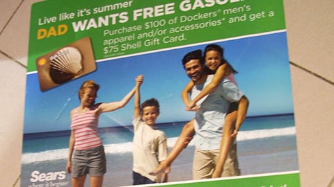 Dockers Sears Father's Day Incentive Floor Cling