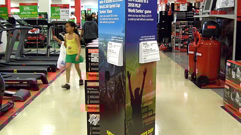Sears Father's Day Sweepstakes Stanchion