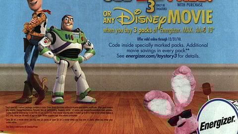 Energizer 'Toy Story 3' FSI