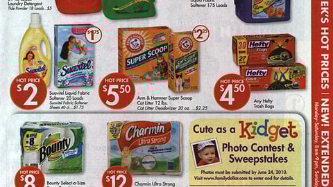 Family Dollar 'Cute as a Kidget' FSI 