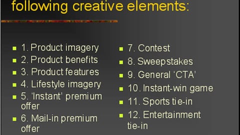 Chart 05: Effective Creative Tactics