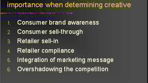 Chart 07: Ranking of Factors Affecting Creative Decisions