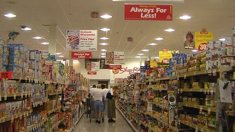 ShopRite Aisle Ceiling Signs