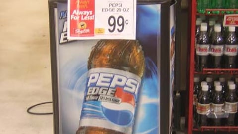 Pepsi Edge Cooler Display
