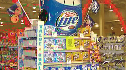 Miller NASCAR Endcap