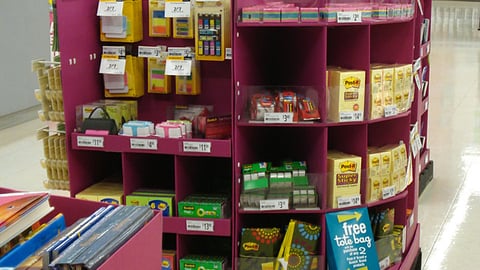 3M OfficeMax Back-to-School Pallet Display