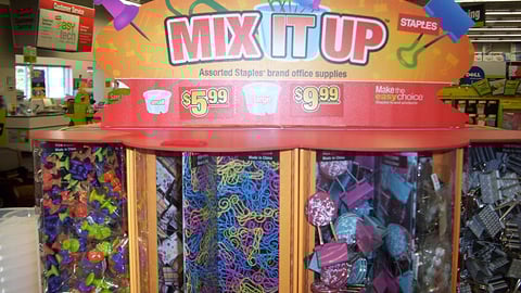 Staples 'Mix It Up' Header