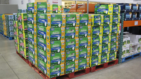 Depend Pallet Display