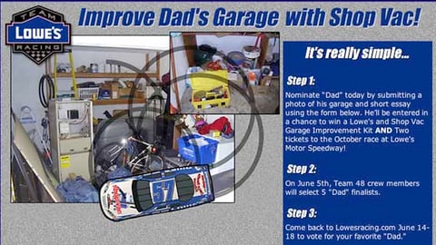 Lowe's/Shop-Vac Promotion