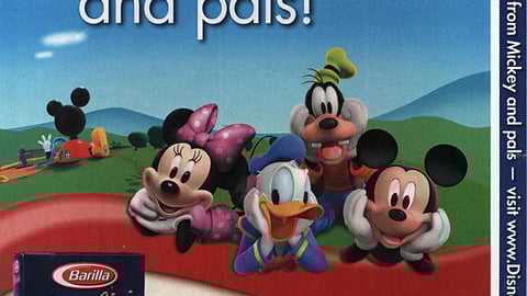 Barilla 'Call From Mickey' FSI