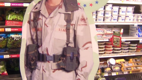 Ralphs/Fresh Express Soldier Standee