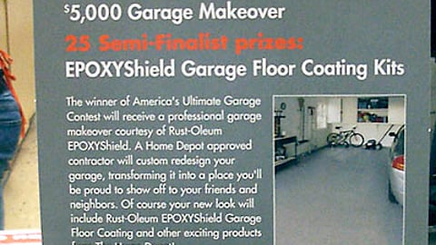 Home Depot/Rust-Oleum Sign