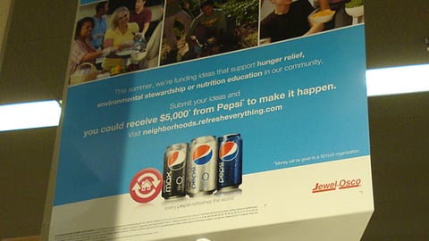 PepsiCo Jewel-Osco 'Refresh Your Neighborhood' Pole Topper