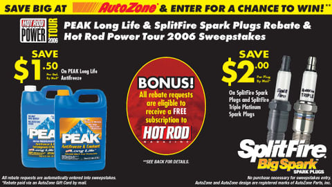 AutoZone/Peak/Splitfire Sign