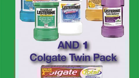 Walgreens Listerine/Colgate Rebate Feature