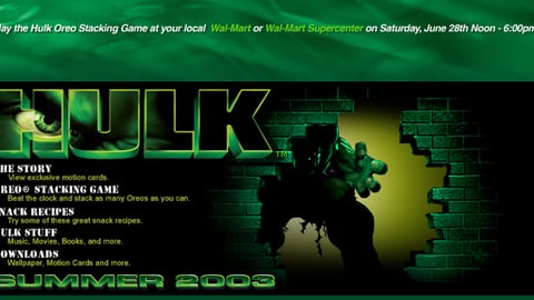 Wal-Mart/Kraft/Nabisco 'Hulk' Promotion