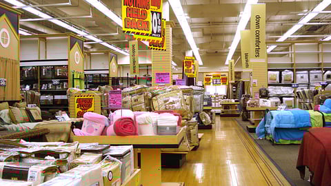 Linens 'N Things Liquidation Sale Signage