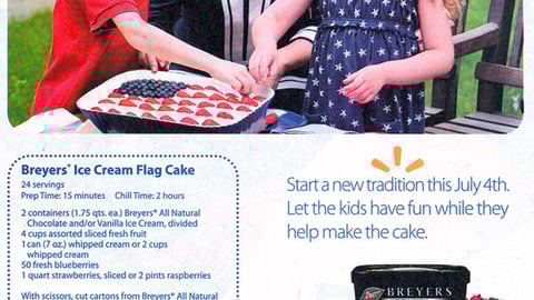 Breyers Wal-Mart Co-Equity FSI