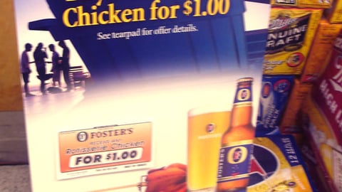 Foster's Rotisserie Chicken Rebate Case Card