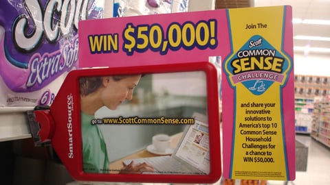 Scott Common Sense Shelf Talker