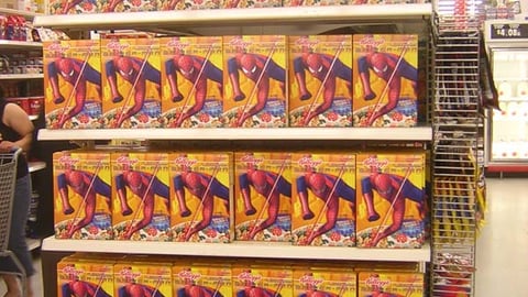 Kellogg's 'Spider-Man 2' Endcap
