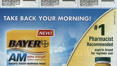 Bayer 'Take Back Your Morning' FSI