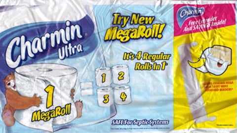 Charmin Megaroll Newspaper Pouch