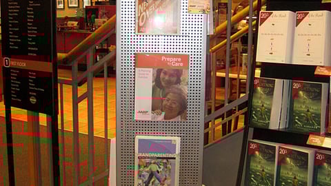 Borders AARP Spinner Rack