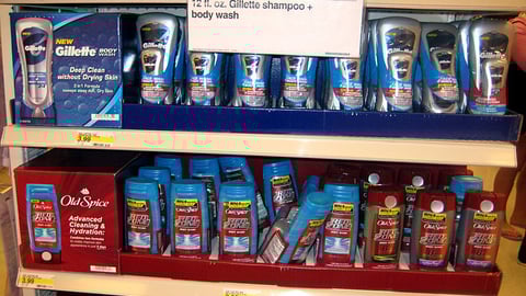 Gillette, Old Spice Shelf Trays