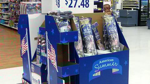 Wal-Mart 'American Summer' Flag Pallet